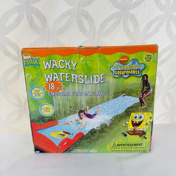 Spongebob Squarepants Wacky Water Slide 16 ft New - Picture 3 of 4